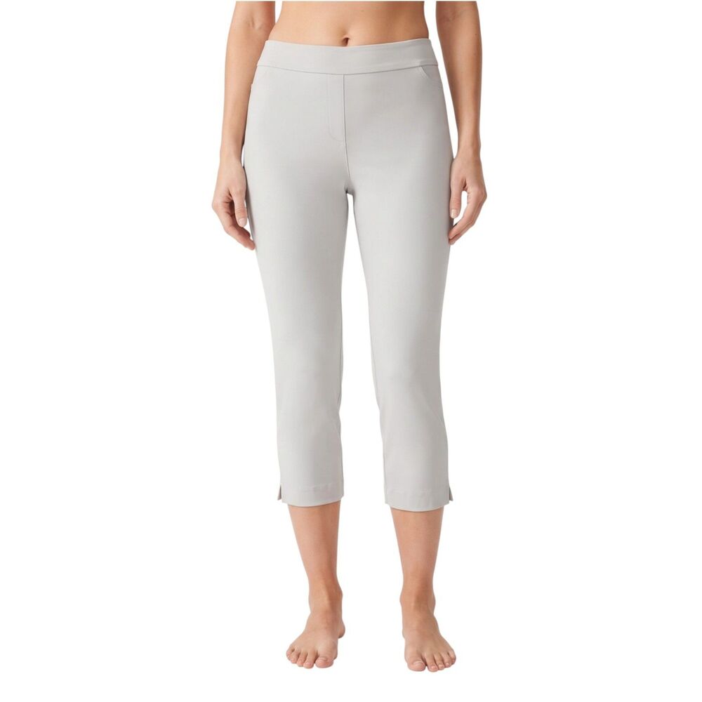 Soft Surroundings Cream Stretch Crop Pants Petite XL (PXL)
